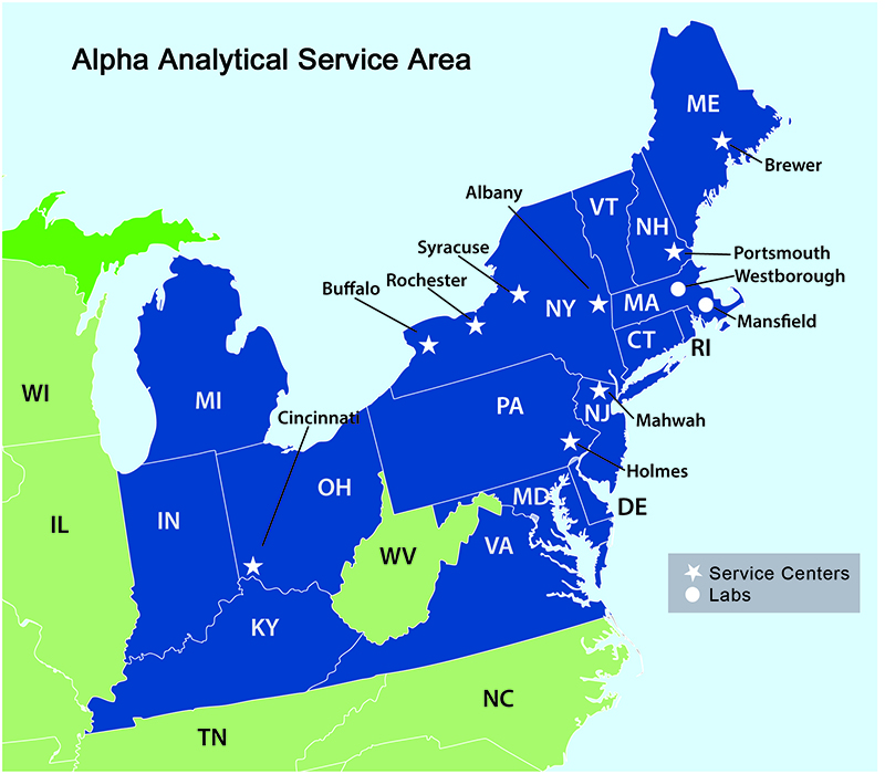 Service Center Map